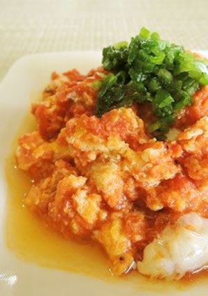 トマトのスクランブルエッグ-レシピのメイン写真