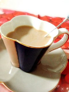 カフェ気分♪黒糖豆乳カフェオレ**-レシピのメイン写真
