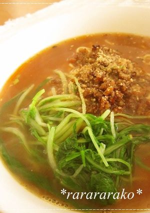 インスタント味噌ラーメンde担々麺-レシピのメイン写真