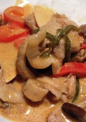 ビールに最高！タイのレッドカレー（辛っ）-レシピのメイン写真