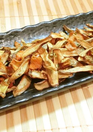 ごぼうと人参の手作りチップス-レシピのメイン写真