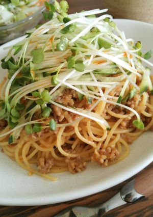簡単☆豚ひき肉のピリ辛パスタ-レシピのメイン写真