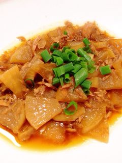 コロコロ大根とツナの煮物-レシピのメイン写真