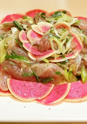 イナダの長葱マリネ-レシピのメイン写真