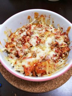 簡単☆えのきとキムチのチーズ焼き-レシピのメイン写真
