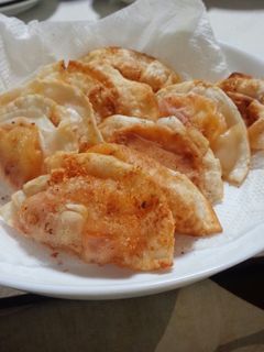 餃子の皮でカリカリ揚げピザ☆-レシピのメイン写真
