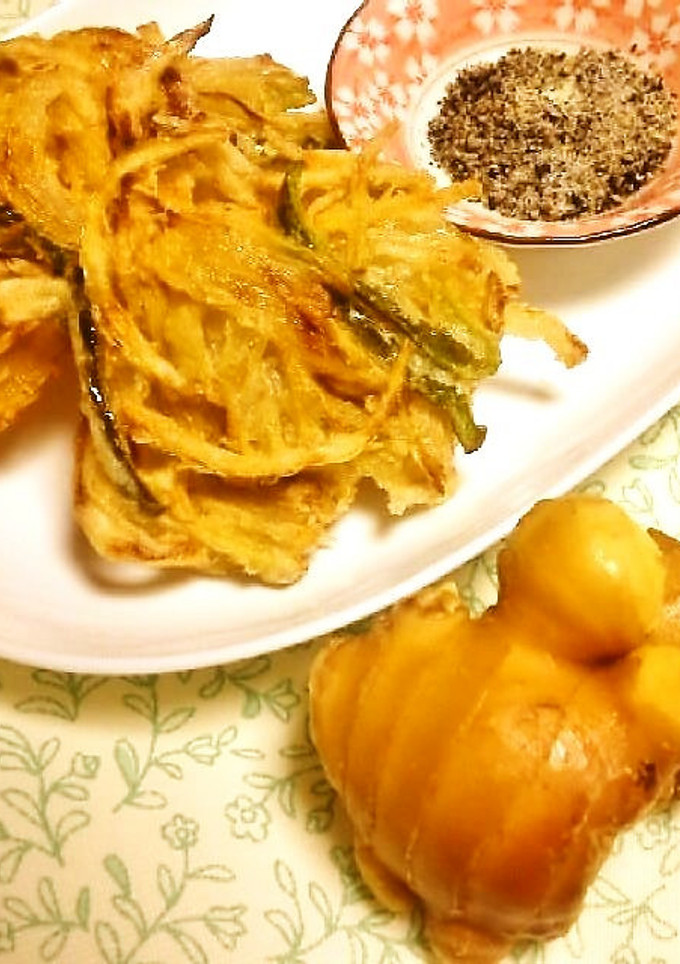 ☺簡単♪生姜と玉ねぎのサクサクかき揚げ☺-レシピのメイン写真