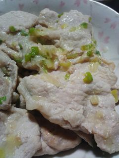 生姜焼き豚肉でネギ塩♡-レシピのメイン写真