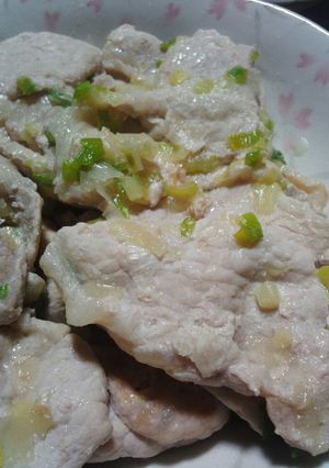 生姜焼き豚肉でネギ塩♡-レシピのメイン写真