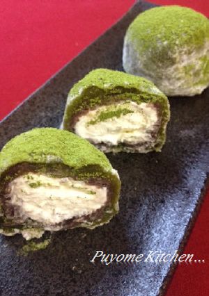 抹茶クリーム大福-レシピのメイン写真