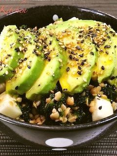 納豆丼シリーズ☆アボカド納豆丼Vol.2-レシピのメイン写真
