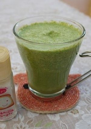 抹茶入りグリーンスムージー-レシピのメイン写真