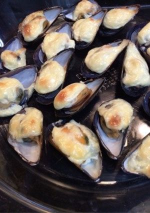 簡単!ムール貝のガリマヨ焼き-レシピのメイン写真