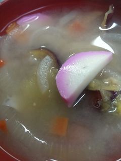 さつまいもの味噌汁-レシピのメイン写真