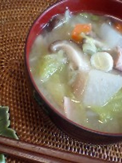 はなびし草の変わり豚汁-レシピのメイン写真