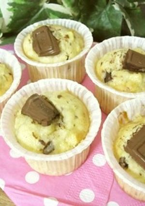 りんごとチョコのバレンタインマフィン♪-レシピのメイン写真