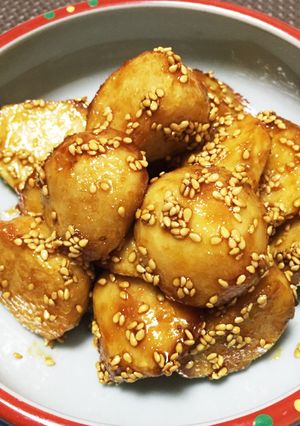 里芋の唐揚げ 甘酢ダレ-レシピのメイン写真