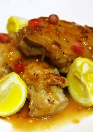 美肌になれるかも＊ザクロとゆずのチキン＊-レシピのメイン写真