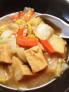 旨味じゅわっ☆高野豆腐と白菜のあんかけ煮-レシピのメイン写真