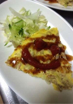 油分カット蒸しエッグオムレツ-レシピのメイン写真