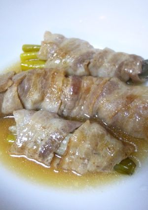 下仁田ねぎの豚肉巻きとろとろコンソメ煮-レシピのメイン写真