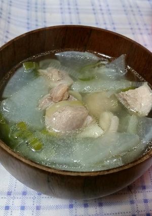 冬に生姜であったまる～♡大根と鶏のスープ-レシピのメイン写真