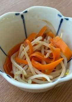 レンチン！にんじんともやしのナムル-レシピのメイン写真