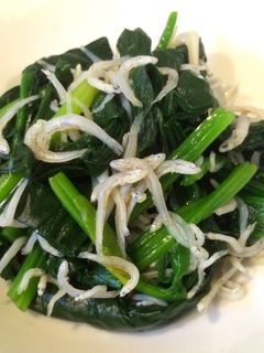 ほうれん草のしらす和え-レシピのメイン写真