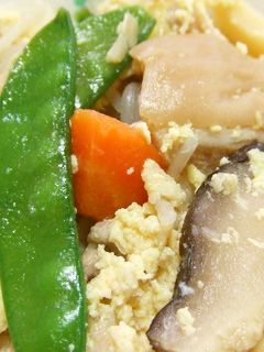 しっとり~麩の卵とじ煮212kcal-レシピのメイン写真