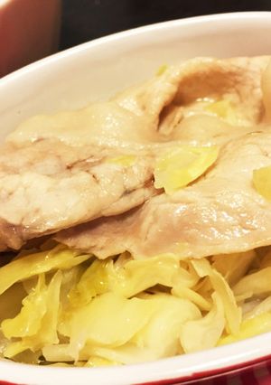 キャベツと豚肉の白ワイン蒸し-レシピのメイン写真