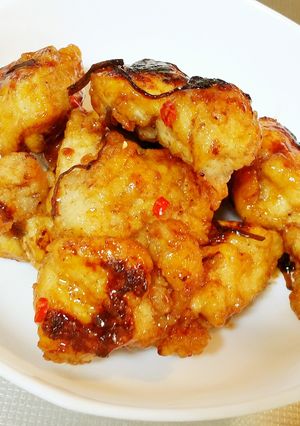 がっつり！鶏胸でカリジュワ甘辛チキン-レシピのメイン写真