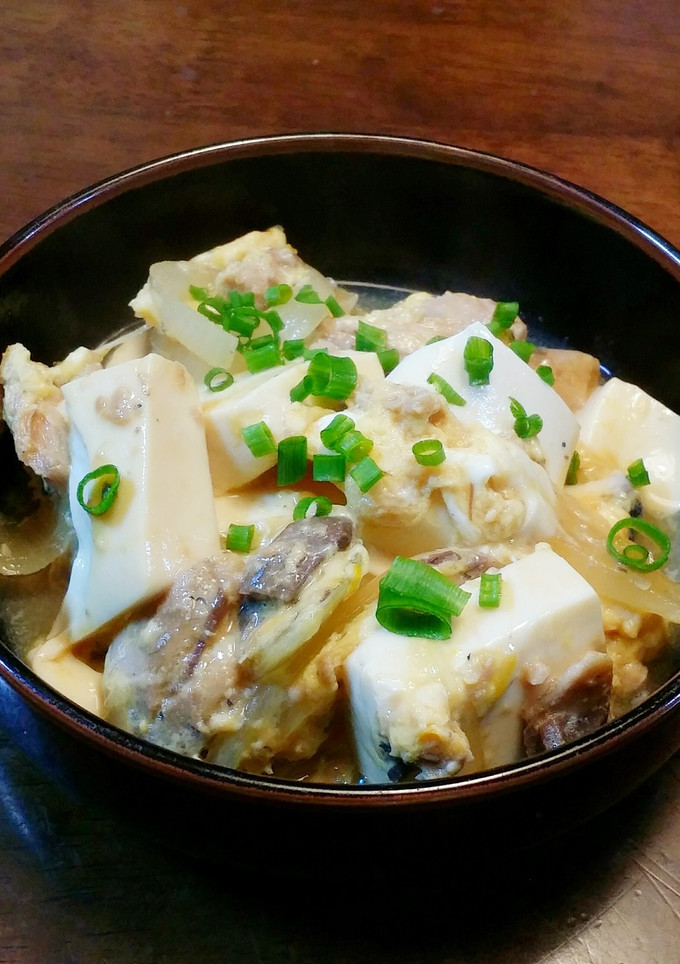 とろぷる優しい♪鯖缶と豆腐の卵とじ-レシピのメイン写真