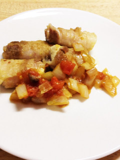 豚バラ豆腐のビネガーソース-レシピのメイン写真