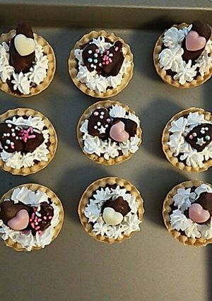バレンタインに〜❣❣チョコバナナタルト♡-レシピのメイン写真