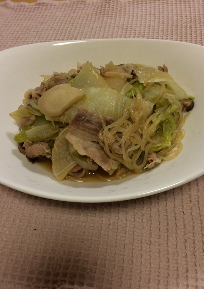 ダイエット！すき焼き風白滝！-レシピのメイン写真