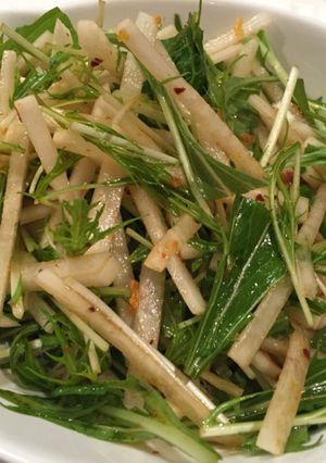 簡単 大根と水菜のサラダ-レシピのメイン写真