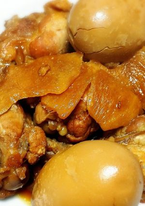 簡単☆手羽元と卵のさっぱり煮-レシピのメイン写真