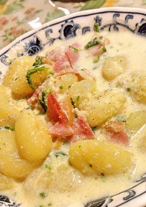 彩り野菜のニョッキクリームソース-レシピのメイン写真