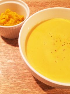 ♡ミキサー不要のカボチャのスープ♡-レシピのメイン写真