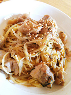 鶏とごぼうの和風パスタ♪-レシピのメイン写真