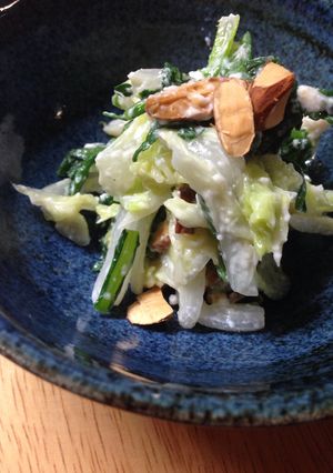 料亭風な白菜の酒粕クリームあえ-レシピのメイン写真