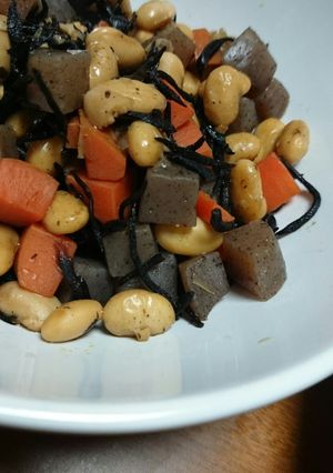 ひじきと大豆の煮物-レシピのメイン写真