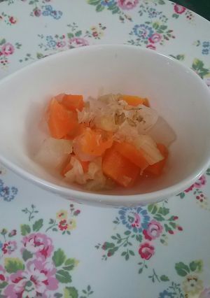 離乳食後期★コロコロ野菜のおかかあえ-レシピのメイン写真
