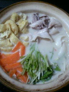 湯葉まで食べれる♪豆乳鍋☆-レシピのメイン写真