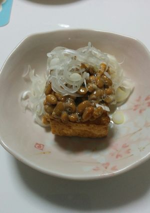 厚揚げ納豆-レシピのメイン写真
