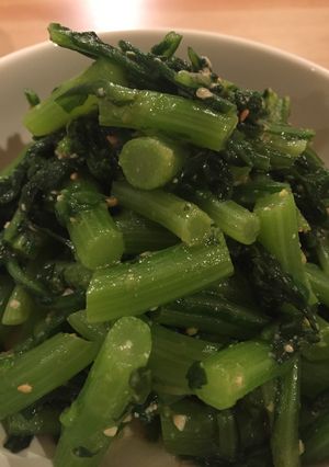 春菊の白ごま酢味噌和え-レシピのメイン写真
