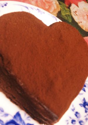 子供も簡単！バレンタインのチョコケーキ-レシピのメイン写真