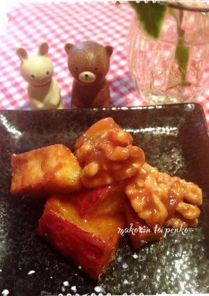 さつまいもとクルミの生キャラメルクリーム-レシピのメイン写真