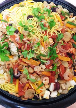たっぷり海鮮パスタ in 初山別-レシピのメイン写真