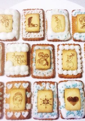 簡単☆アナ雪アイシングクッキー-レシピのメイン写真